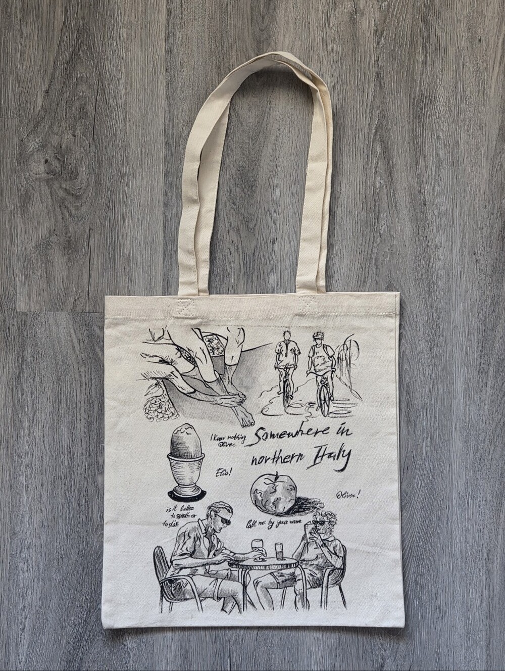 Call Me By Your Name Canvas Tote Bag